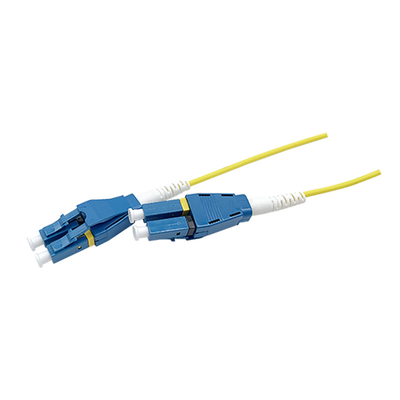 Ftth Lc/cordón de remiendo de la fibra óptica de Dulplex del solo modo del Upc Uniboot 2.0m m Lszh 3M