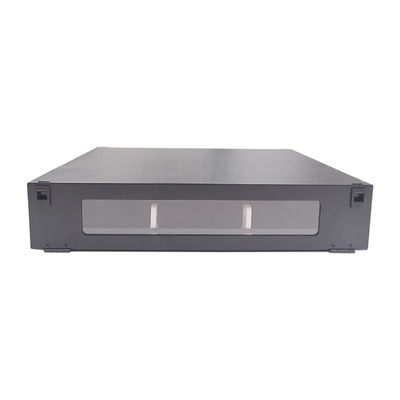 Tipo del cajón del SC LC ODF de la base de los puertos del panel de remiendo de la fibra óptica 72 de KEXINT FTTH