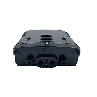 2 en 2 hacia fuera prenda impermeable negra de la caja de distribución de la fibra óptica del ABS de la PC KEXINT FTTH IP65