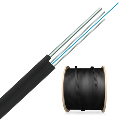 Color modificado para requisitos particulares acorazado del cable de descenso de la fibra óptica G652D G657A1 G657A2