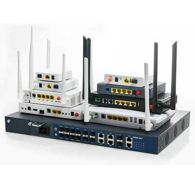 10 Gigabit Ethernet 8 puertos 1U GPON OLT FTTH compatibles con los diversos tipos de Ontario