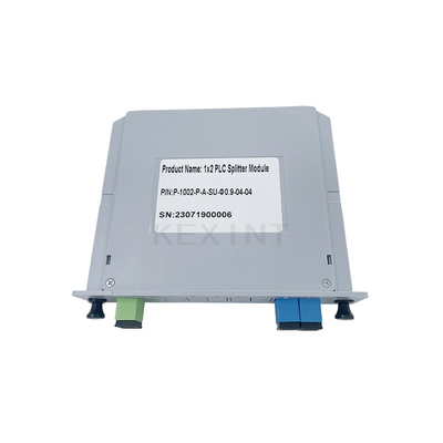 Tipo de tarjeta óptica del solo modo G657A1 FTTH LGX del divisor SC/UPC del PLC de la fibra de KEXINT 1x2