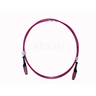 KEXINT Uniboot 2.0mm 2 Meter Multimode OM4 LSZH MDC MDC Cordón de parche de fibra óptica