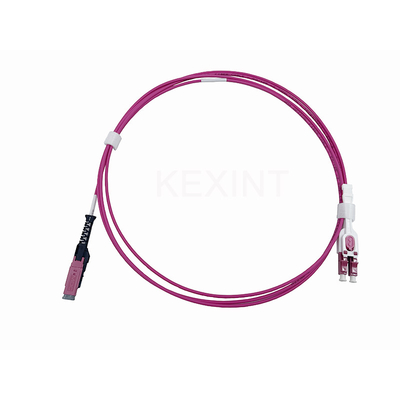 KEXINT 2M MDC UPC a LC UPC Uniboot Duplex Multimodo OM4 LSZH (OFNR) 2,0 mm Cable de parche de fibra óptica