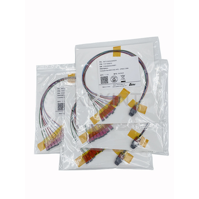 KEXINT MTP (MPO) APC femenina a MDC 16 Fibra de ruptura OM4 (50/125) Cordón de parche de fibra óptica