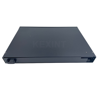 KEXINT 24 puertos 1 U Rack Fibra óptica en forma de ventilador
