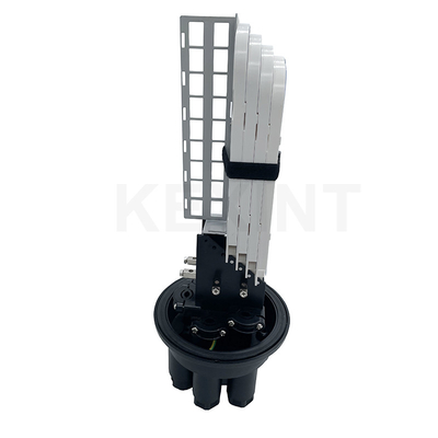 KEXINT 96 Core con soporte de adaptador y 4 bandejas de empalme Cierre de empalme de tipo cúpula de fibra óptica
