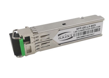 Transmisor-receptor 1,25 del LC SX del módulo de SFP de la fibra óptica de Gigabit Ethernet porción los 20km T1550 R1310nm de 1 par