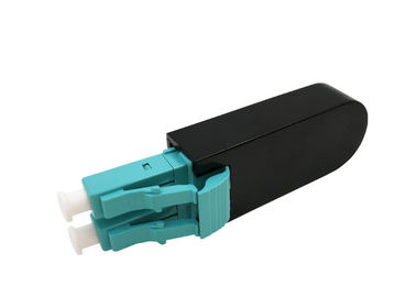 Adaptador óptico del conector del Loopback del cordón de remiendo de la fibra multi del modo del milímetro del duplex del LC OM3