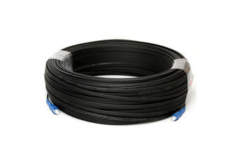 Cable del cable de fribra óptica del cordón de remiendo del cable de descenso de FTTH con el conector SC/APC SC/UPC los 50M