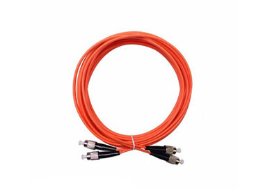 Cordón de remiendo a dos caras de la fibra óptica de FC-FC OM2 el 15m 50/125 naranja LSZH 2*3.0m m