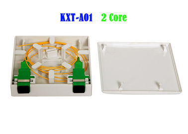 ABS funcional multi ignífugo a prueba de polvo interior de la caja de distribución de la fibra óptica FTTH 86