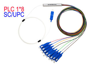 Longitud de onda 1650 de Mini Module Operting del divisor del PLC de la fibra óptica del UPC máxima