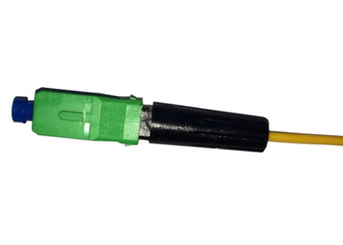 Acopladores rápidos 10N de los conectores de la fibra del solo modo del SC APC de la fibra óptica 55m m del conector