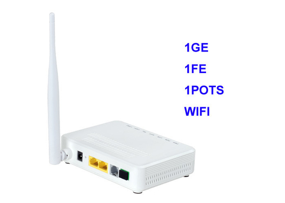 Potes WIFI 802.11b/G/N XPON del FE 1 del dispositivo GEPON 1Ge 1 del gigabit ONU del Ontario de la red de la fibra