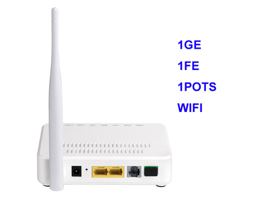 Potes WIFI 802.11b/G/N XPON del FE 1 del dispositivo GEPON 1Ge 1 del gigabit ONU del Ontario de la red de la fibra