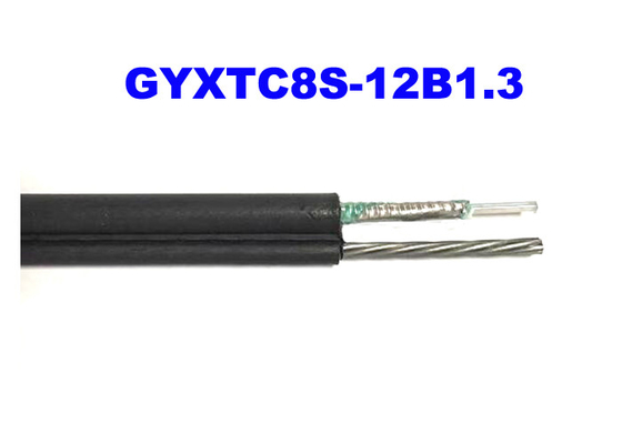 Estructura autosuficiente acorazada de la instalación 8 del cable OS2 Erial de la fibra óptica al aire libre de GYXTC8S 12G652D