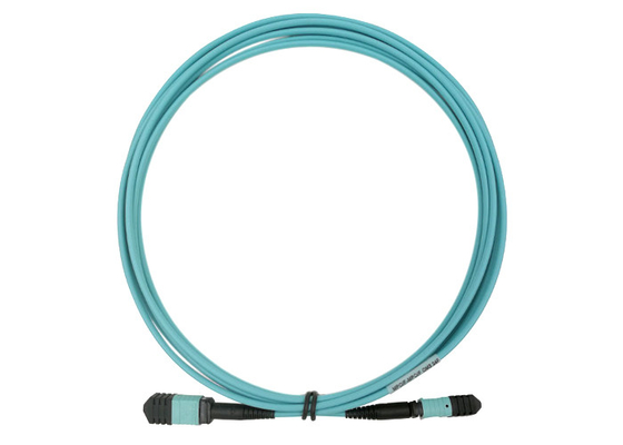 Tipo óptico azul de la base de 3M 24 del cordón de remiendo de la fibra de OM3 24 MTP MPO del agua de B SENKO