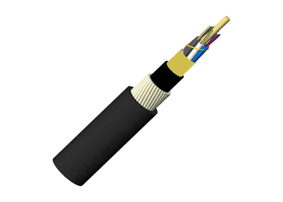 24B1.3 atraviesan el cable acorazado de la fibra óptica del HDPE GYFTY83 de los 200M PE