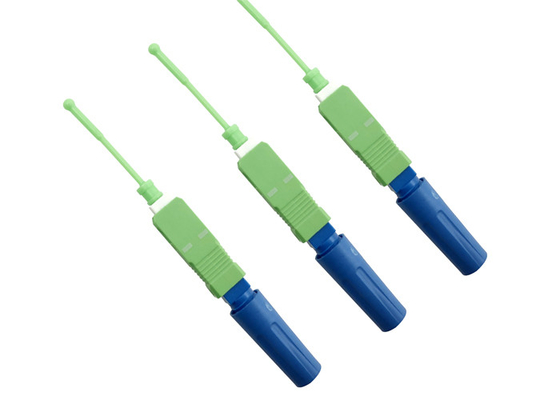 Conector rápido de la fibra óptica del SC APC 0.3dB FTTX SiO2