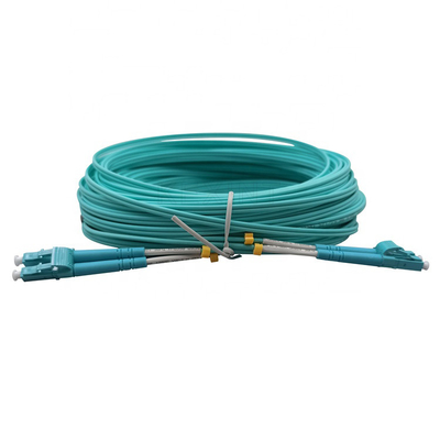 Cable FTTH del remiendo de la fibra óptica de OM3 LC UPC LSZH con varios modos de funcionamiento