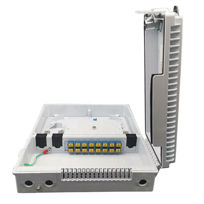 Caja del divisor del PLC de la caja de distribución de la fibra óptica de FTTX 16C 1x8