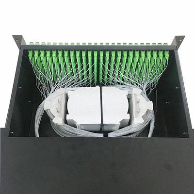 El panel de remiendo de fibra al aire libre del SC APC FTTX del panel de remiendo de la fibra óptica de Odf 4U 144C