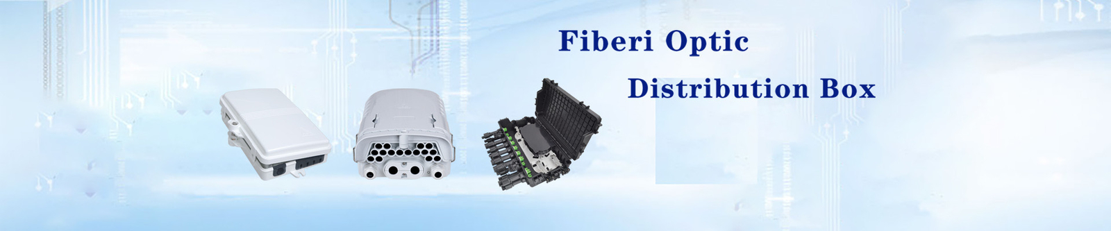Caja de distribución de la fibra óptica