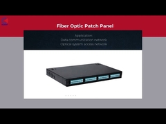 Fiber Optical MTP MPO Optical Fiber Patch Cord OM4 FTTH LC Quad Adapter Max Modular