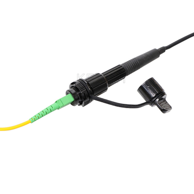 Prenda impermeable al aire libre IP68 del SC Mini Type Fiber Optic Adaptor de KEXINT para el recinto del empalme de la fibra
