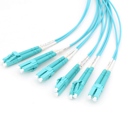 KEXINT MPO a con varios modos de funcionamiento unimodal de 3M de remiendo de la fibra del LC de la base óptica del cordón 8
