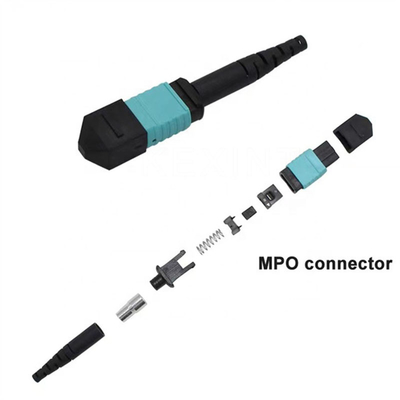 Conector de KEXINT FTTH MTP MPO para la fibra del SM milímetro OM1 OM2 OM3 OM4