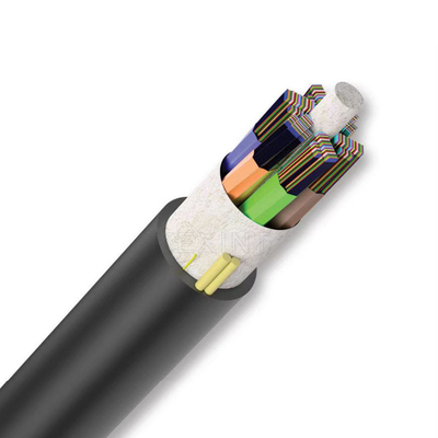 Cable de fibra óptica de la cinta semiseca de fibra óptica al aire libre del cable G652D de la base de KEXINT 864