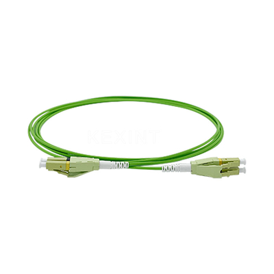 Verde óptico del duplex OM5 LSZH del LC UPC del cordón de remiendo de la fibra de KEXINT Uniboot