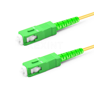 Modo de fibra óptica a una cara del cable FTTH LSZH 2.0M M del remiendo del SC APC de G657A1 3M solo