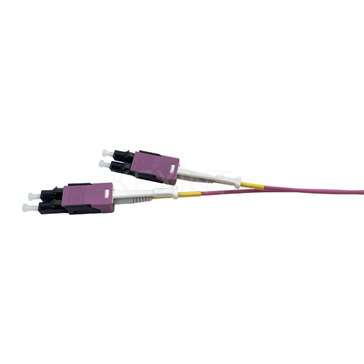 Cordón de remiendo con varios modos de funcionamiento a dos caras de la fibra óptica de KEXINT FTTx LC Uniboot 2.0m m OM4 LSZH el 13m