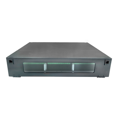 Tipo del cajón del SC LC ODF de la base de los puertos del panel de remiendo de la fibra óptica 72 de KEXINT FTTH
