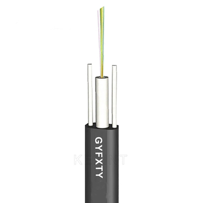 Cable de fribra óptica 2 de KEXINT GYFXTY FTTH - tipo al aire libre del haz del centro de 24 fibras