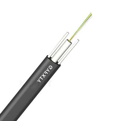 Cable de fribra óptica 2 de KEXINT GYFXTY FTTH - tipo al aire libre del haz del centro de 24 fibras