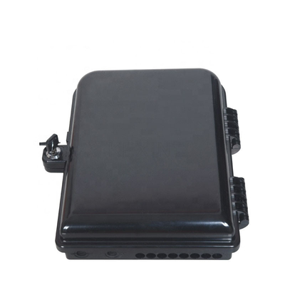 Caja de distribución de fibra óptica KEXINT FTTH Outdoor 16 Core PC ABS Black
