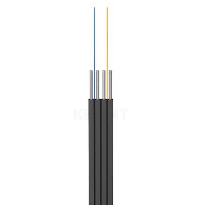 Cable de descenso óptico de fibra KEXINT FTTH Cable de mariposa paralelo simétrico GJSPXH