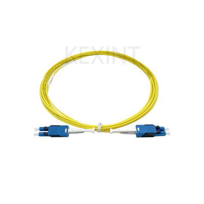 Cordón de remiendo de la fibra óptica de KEXINT FTTH Dulplex LC-LC Uniboot de vaivén los 4m