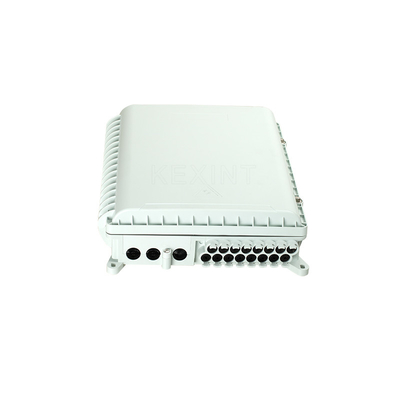 Caja montada en la pared óptica de la terminación de la caja de distribución de la fibra del ABS de la PC de KEXINT FTTH blanca