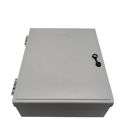 Corazones al aire libre de la caja de distribución de la fibra óptica de KEXINT FTTH KXT-F-F los 48 encienden a Grey Customized