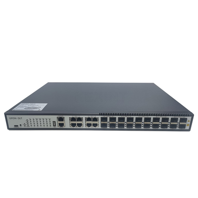 FTTH 10 Gigabit Ethernet 16 puertos 1U GPON OLT compatibles con los diversos tipos de Ontario