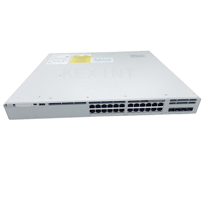 C9300L 24 puertos POE 4x10G Network Switch C9300L-24P-4X-E ​​para seguridad/IoT/nube