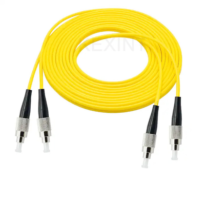 KEXINT FC/UPC-FC/UPC LSZH 3.0MM Modo único G657A1 Cable de parche de fibra óptica de doble 3M