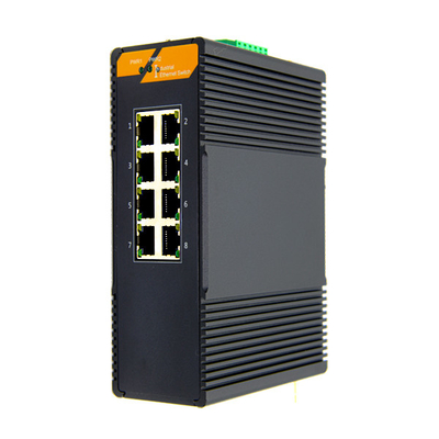 KEXINT Puerto eléctrico Gigabit 8 de grado industrial (POE) Conmutador de alimentación por Ethernet