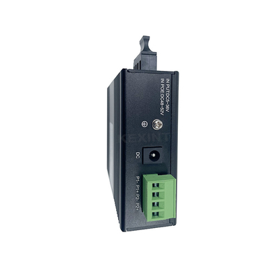 KEXINT Transceptor convertidor de medios de comunicación de puerto óptico 1 Gigabit 4 puerto eléctrico industrial (POE)