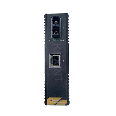 KEXINT Transceptor convertidor de medios de comunicación de puerto óptico 1 Gigabit 4 puerto eléctrico industrial (POE)